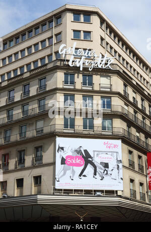 Paris, France. Dec 22, 2018. Galeries Lafayette bâtiment vu à Paris. Credit : Keith Mayhew SOPA/Images/ZUMA/Alamy Fil Live News Banque D'Images