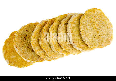 Crêpes de pommes de terre congelés déchiquetés. Studio Photo Banque D'Images