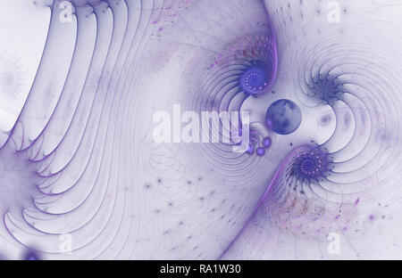 Belle couleur forme d'une galaxie spirale tornade dans l'espace lointain. Twists champ magnétique. Abstract lumineux design, d'art numérique pour creative grap Banque D'Images