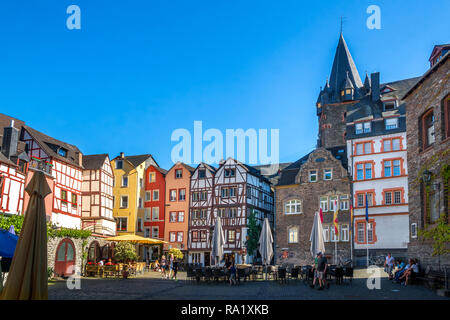 Bernkasel Kues, Moselle, Allemagne Banque D'Images