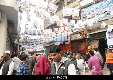 Dhaka, Bangladesh. Dec 30, 2018. 11e législature élection de 300 constitutions tenu au Bangladesh, Dacca. Credit : Bayazid Akter/Pacific Press/Alamy Live News Banque D'Images