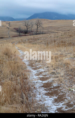 Denver, Colorado - Rocky Flats National Wildlife Refuge,. Le refuge fut autrefois le site d'une usine d'armes nucléaires qui a été largement pollué wi Banque D'Images