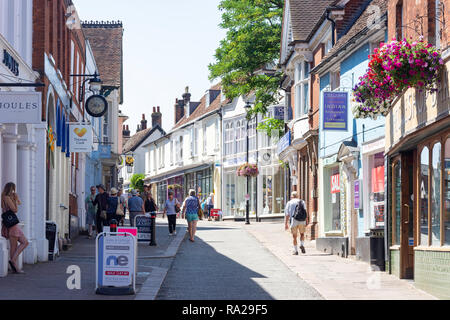 Artère principale, Woodbridge, Suffolk, Angleterre, Royaume-Uni Banque D'Images