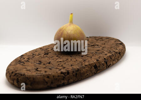 Fig avec et sans panneau de liège. Banque D'Images