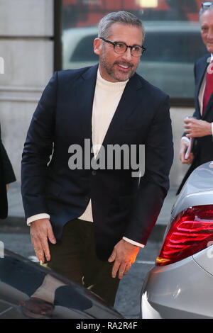 Steve Carell se rendant sur BBC Radio 2 Studios pour promouvoir son nouveau film 'Bienvenue à Marween' - Londres avec : Steve Carell Où : London, Royaume-Uni Quand : 30 novembre 2018 Source : WENN.com Banque D'Images