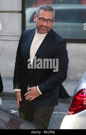 Steve Carell se rendant sur BBC Radio 2 Studios pour promouvoir son nouveau film 'Bienvenue à Marween' - Londres avec : Steve Carell Où : London, Royaume-Uni Quand : 30 novembre 2018 Source : WENN.com Banque D'Images