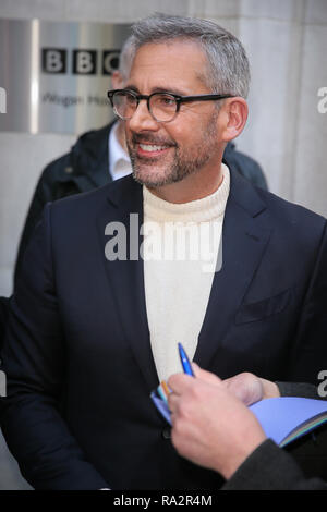 Steve Carell se rendant sur BBC Radio 2 Studios pour promouvoir son nouveau film 'Bienvenue à Marween' - Londres avec : Steve Carell Où : London, Royaume-Uni Quand : 30 novembre 2018 Source : WENN.com Banque D'Images