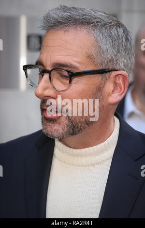 Steve Carell se rendant sur BBC Radio 2 Studios pour promouvoir son nouveau film 'Bienvenue à Marween' - Londres avec : Steve Carell Où : London, Royaume-Uni Quand : 30 novembre 2018 Source : WENN.com Banque D'Images