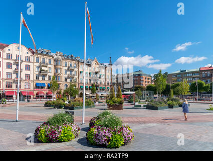 Sundstorget, une place au centre ville, Helsingborg, Scania, Suède Banque D'Images