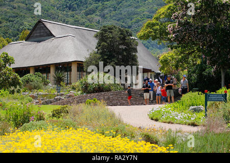 L'entrée supérieure à Kirstenbosch National Botanical Garden à Cape Town, Province de Western Cape, Afrique du Sud. Banque D'Images