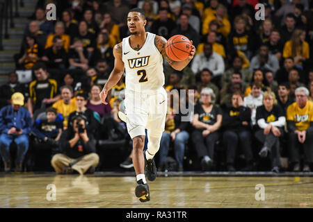 Richmond, Virginia, USA. Dec 30, 2018. MARCUS EVANS (2) en action au cours de la partie tenue à EJ WADE Arena à Richmond, en Virginie. Credit : Amy Sanderson/ZUMA/Alamy Fil Live News Banque D'Images