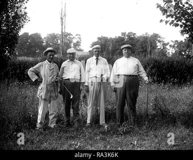 William Howard Taft jouant le golf ca. 1905-1930 Banque D'Images