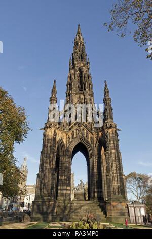 Le Scott Monument, Edinburgh, Ecosse, Grande-Bretagne Banque D'Images