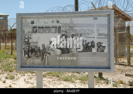 2007 - L'île de Robben Island, près de Cape Town, Afrique du Sud [--site de la 19e et 20e siècle la prison, où les prisonniers politiques y compris l'avenir le président sud-africain Nelson Mandela ont été confinés Banque D'Images