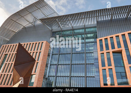 Francis Crick Institute's biomedical research centre, St Pancras, Londres, Angleterre. Banque D'Images