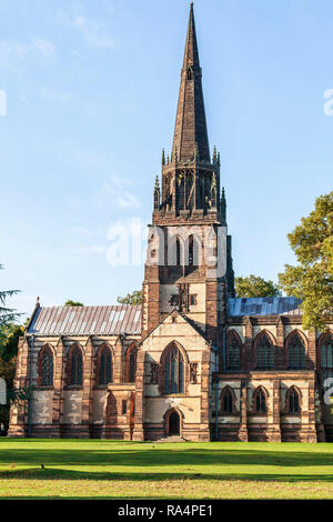 St Marie la Vierge chapelle anglicane dans la magnifique campagne de Clumber Park, Nottinghamshire, Angleterre Banque D'Images