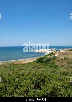 Vue de la baie isolée Akbuk Turquie Banque D'Images