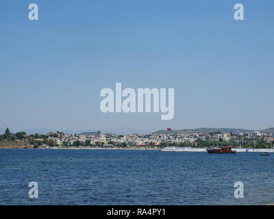 Vue de la baie isolée Akbuk Turquie Banque D'Images