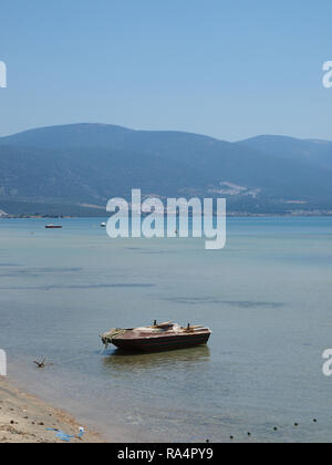 Vue de la baie isolée Akbuk Turquie Banque D'Images