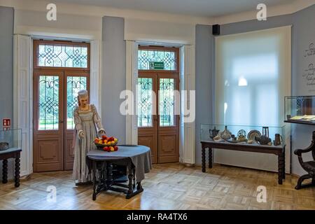 Czarnolas / Mazovie, Pologne - 2018/09/01 : Intérieur de manoir historique de Czarnolas hébergeant le musée de Jan Kochanowski - célèbre poète et écrivain de la renaissance polonaise Banque D'Images