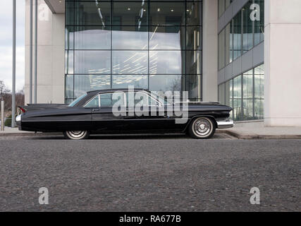 Weybridge, Surrey, UK. 1er janvier 2019. Le Brooklands Museum New Years Day Classic car la cueillette. Brooklands Weybridge, Surrey emplacement Road au Royaume-Uni. 01/01/2019 Credit : Cabanel/Alamy Live News Banque D'Images