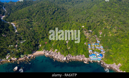 Voir Rock Resort, Hin Wong Bay, Koh Tao Island, Thaïlande Banque D'Images