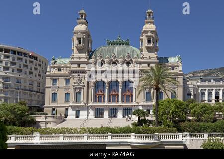 Casino de Monte Carlo, Monaco, Cote d'Azur Banque D'Images