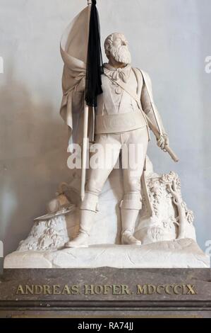 Combattant pour la liberté du Tyrol, Andreas Hofer, Tombe de l'Église Cour Schwarzmander, église, Innsbruck, Tyrol, Autriche Banque D'Images