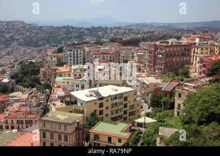 Vue de Naples, Campanie, Italie, Europe Banque D'Images