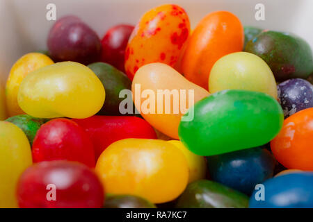 Bonbons colorés et jelly Banque D'Images