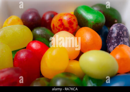 Bonbons colorés et jelly Banque D'Images