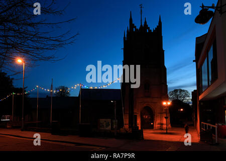 St Peters Church, Wisbech town, Fenland, Cambridgeshire, Angleterre, Royaume-Uni Banque D'Images