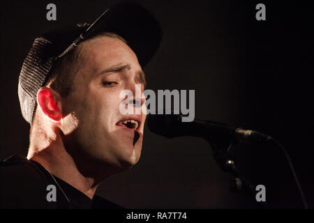 La chanteuse et auteur-compositeur Benjamin Francis Leftwich effectue un concert live à Vega à Copenhague. Le Danemark, 06/10 2016. À l'exception du Danemark Banque D'Images