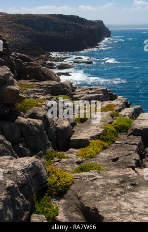 Vue mer à partir de Portugal Banque D'Images