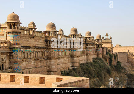 Fort de Gwalior dans le Madhya Pradesh, en Inde Banque D'Images
