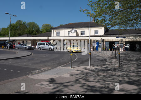 La gare de Winchester Banque D'Images