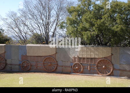 L'impressionnant monument Voortrekker dans la banlieue de Pretoria en Afrique du Sud Banque D'Images