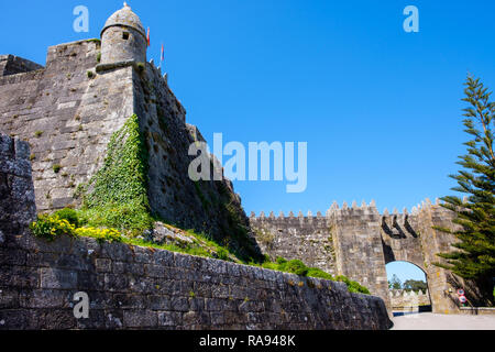 Baiona, Espanha - Mai 03, 2018 : Porte de Felipe IV Monte do Boi Fortaleza, Pontevedra, Espagne Banque D'Images