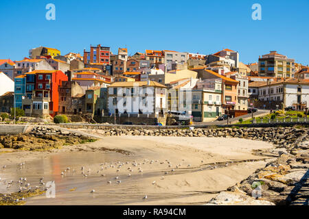 A Guarda, Espanha - Mai 03, 2018 : les maisons au bord du port de Orense Pontevedra, Espagne Banque D'Images