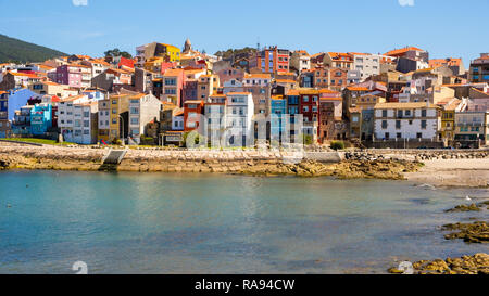 A Guarda, Espanha - Mai 03, 2018 : les maisons au bord du port de Orense Pontevedra, Espagne Banque D'Images