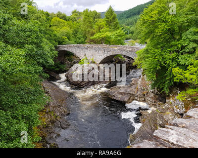 Le magnifique paysage entourant le Great Glen Way en Ecosse, Royaume-Uni. Banque D'Images