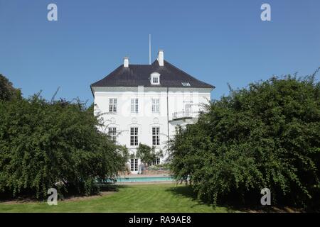 Marselisborg Palace est une résidence royale de la famille royale danoise à Aarhus. Il a été la résidence d'été de la Reine Margrethe II depuis 1967 Banque D'Images