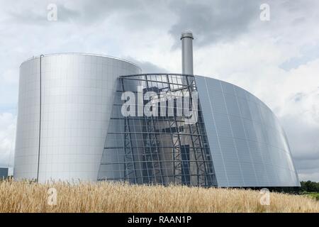 Viborg, Danemark - 27 août 2015 : Viborg est une centrale électrique alimentée au gaz naturel exploitée par Energi Viborg à Viborg, Danemark Banque D'Images