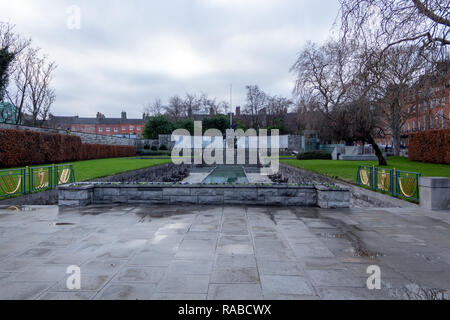 Une image du Jardin du souvenir dans la ville de Dublin qui se souvient de ceux qui sont morts au nom de la République d'Irlande Banque D'Images