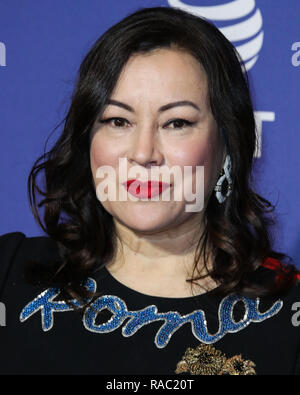 Palm Springs, Californie, USA. 3 janvier, 2019. Jennifer Tilly arrive à la 30e cérémonie annuelle de Palm Springs International Film Festival Awards Gala tenu au Palm Springs Convention Center le 3 janvier 2019 à Palm Springs, Californie, États-Unis. (Photo par Xavier Collin/Image Crédit : Agence de Presse) L'agence de presse Image/Alamy Live News Banque D'Images