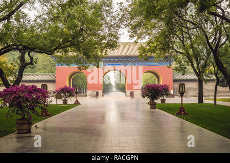 Temple du Ciel à Beijing. L'une des principales attractions de Pékin Banque D'Images