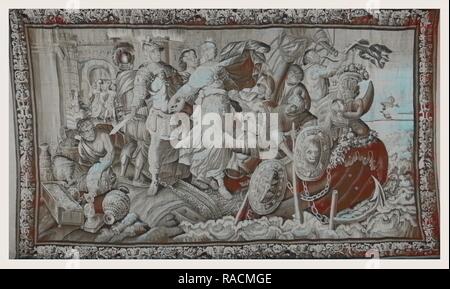 Chute de Troie : Helen navire embarquement pour revenir à spart. Repensé par Gibon. L'art classique avec une touche moderne repensé Banque D'Images