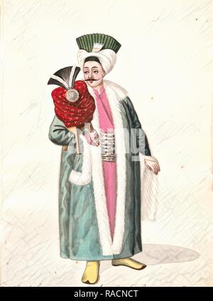 [Sarikchi Cariktzi bassy-bashi], ou porte-turban du G. S. [49], Mahmud II, le Sultan des Turcs, 1784-1839, (Patron repensé Banque D'Images