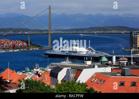 Pont-ville de Stavanger, Ragoland County, Norway, Scandinavia, Europe Banque D'Images