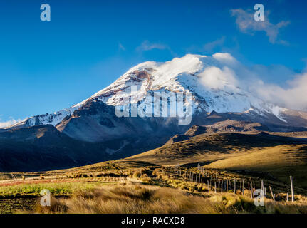 Volcan Chimborazo, province de Chimborazo, Équateur, Amérique du Sud Banque D'Images